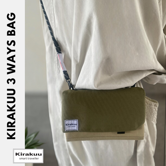 Kirakuu 3-ways Travel Bag