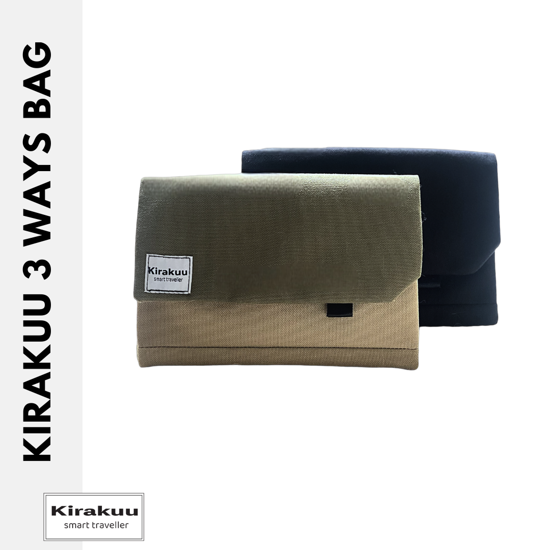 Kirakuu 三用旅行便攜袋